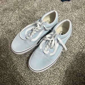 Light Blue Van Sneakers